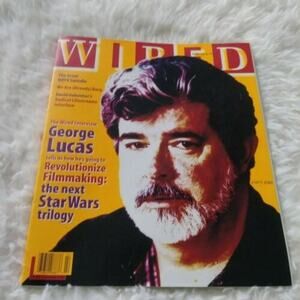 Wired Magazine George Lucas Star Wars tech computer culture 90s vintage